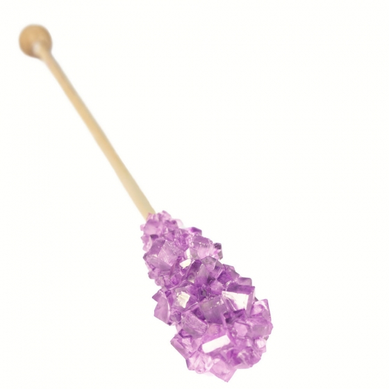 50 db egyesével csomagolt, hosszú, lila színű kristálypálca S dobozban