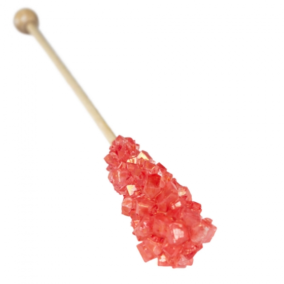 50 db egyesével csomagolt, hosszú, piros színű kristálypálca S dobozban