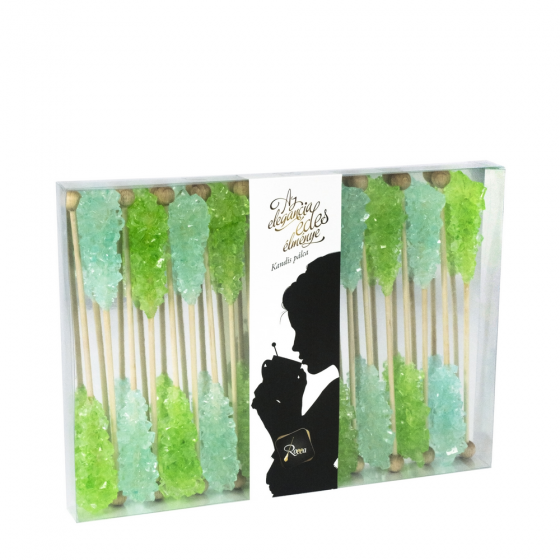 AZÚR  egyszínű kristálypálca összeállítás maxi plusz dobozban