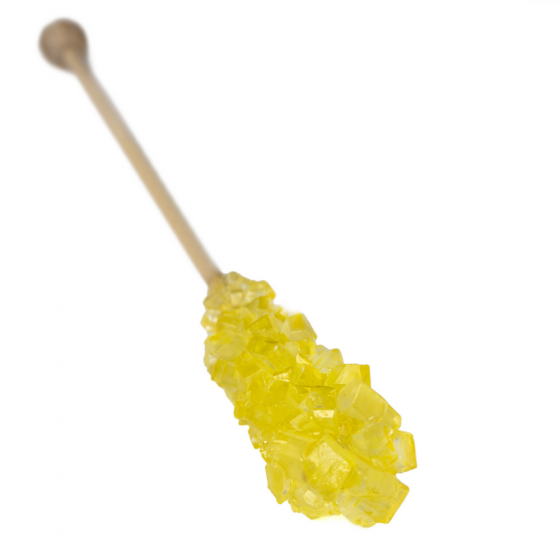 100 db hosszú, citromsárga színű kristálypálca M dobozban