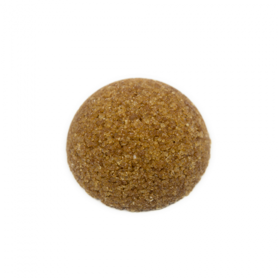 333 db egyesével csomagolt, barna színű, félgömb alakú formacukor M dobozban - 1500 g