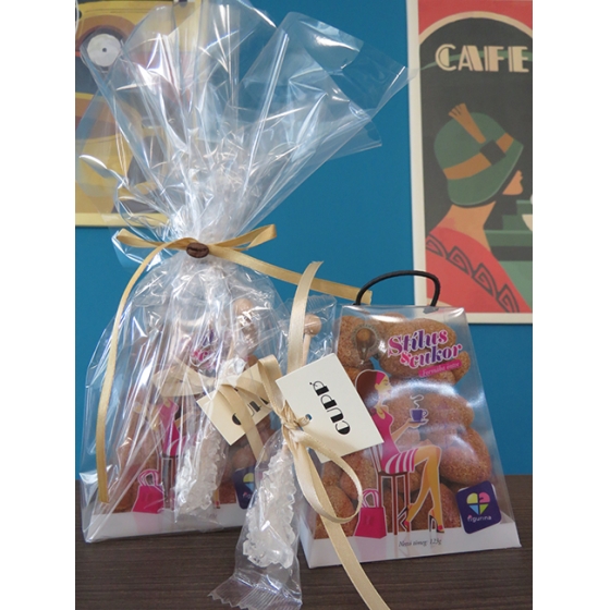 Figurina ajándékcsomag kandiscukorral