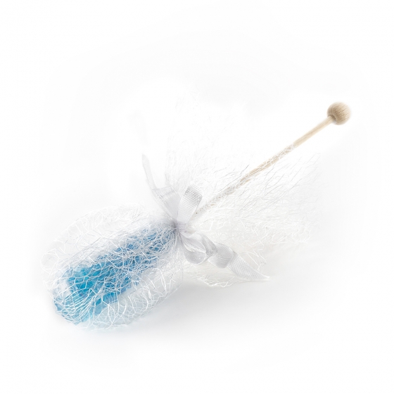 Választható színű kristály- vagy kandispálca dekor hálóban