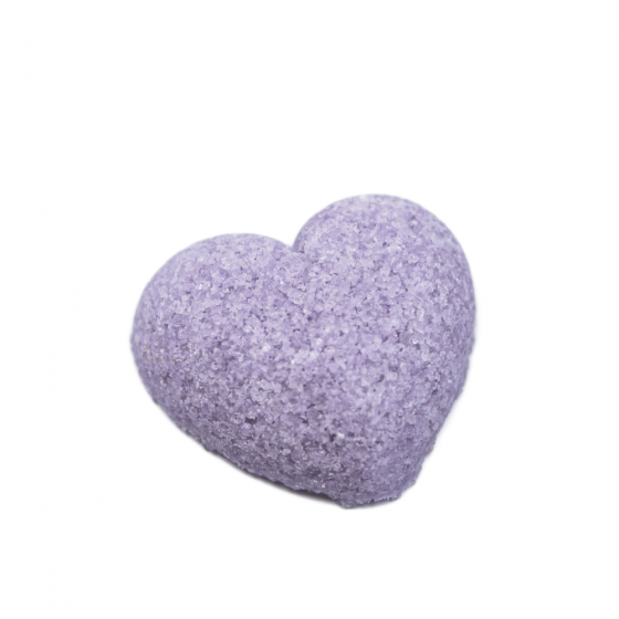 659 db lila színű, szív alakú formacukor M dobozban - 3000 g