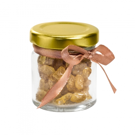 Barna tört kandis csavaros üvegben