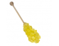 50 db egyesével csomagolt, hosszú, citromsárga színű kristálypálca S dobozban