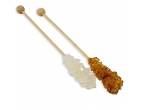 100 db egyesével csomagolt, hosszú, fehér és barna  kandispálca M dobozban