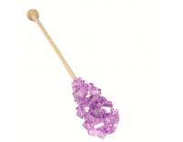 100 db egyesével csomagolt, hosszú, lila színű kristálypálca M dobozban