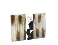 Hosszú, fehér és barna kandispálca maxi plusz dobozban