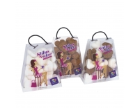 Fehér színű, tealevél alakú formacukor kis táskában 1