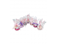 Választható Figurina formacukor üvegcsében választható egyedi szalaggal és cukorral