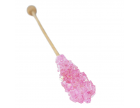 100 db hosszú, rózsaszín színű kristálypálca M dobozban