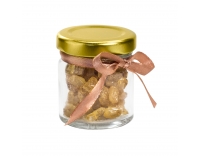 Barna tört kandis csavaros üvegben