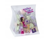 Vegyes színű, szív alakú formacukor boríték dobozban